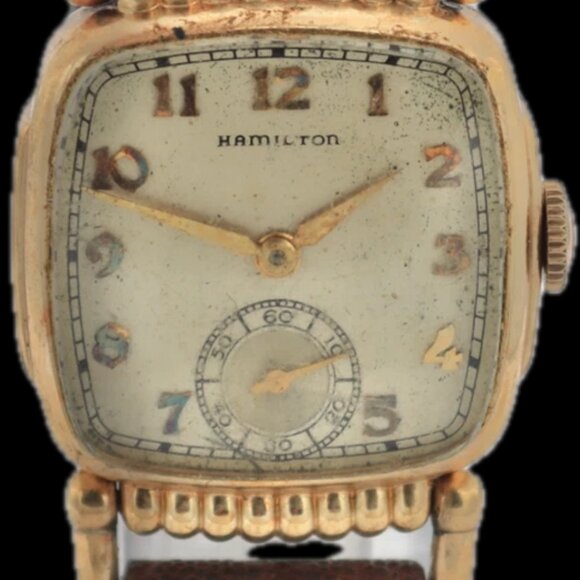 Vintage 1940 Hamilton Russell Men\'s Mechanical Wristwatch 987 A USA 10k GF main image 5